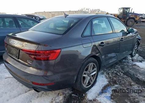 2017 Audi A4 Premium from USA, damaged, VIN WAUANAF4XHN037235